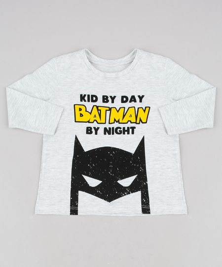 Camiseta-Infantil--Batman-by-Night--Manga-Longa-Cinza-Mescla-Claro-9640557-Cinza_Mescla_Claro_1