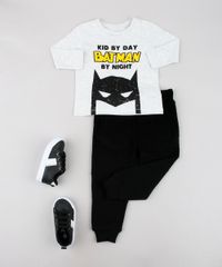 Camiseta-Infantil--Batman-by-Night--Manga-Longa-Cinza-Mescla-Claro-9640557-Cinza_Mescla_Claro_3