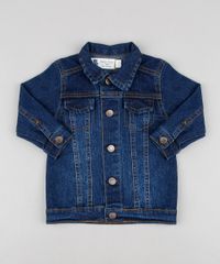 Jaqueta-Jeans-Infantil-com-Pespontos-Azul-Escuro-9612850-Azul_Escuro_1