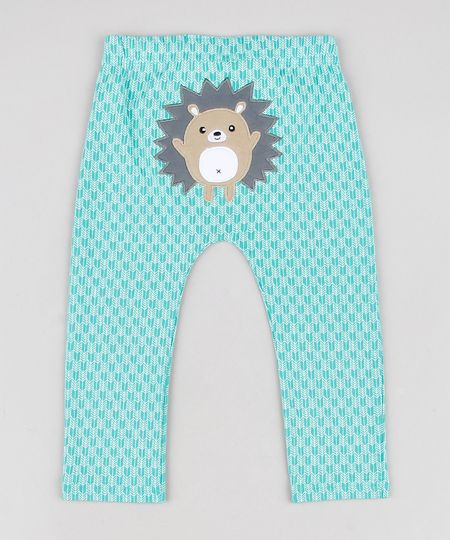 Calca-Infantil-Porco-Espinho-Estampada-Verde-9584549-Verde_1