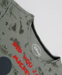 Blusa-Infantil-Mickey-Estampada-com-Glitter-Manga-Curta--Verde-Militar-9590058-Verde_Militar_3