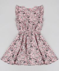 Vestido-Infantil-Estampado-Natureza-Sem-Manga-Decote-Redondo-Rosa-9372888-Rosa_2
