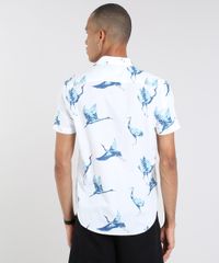 Camisa-Masculina-Estampada-de-Passaros-Manga-Curta-Off-White-9514519-Off_White_2