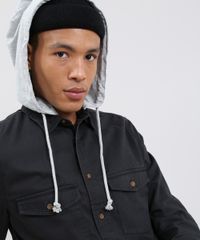 Camisa-de-Sarja-Masculina-com-Capuz-Removivel-em-Moletom-Preto-9514520-Preto_4