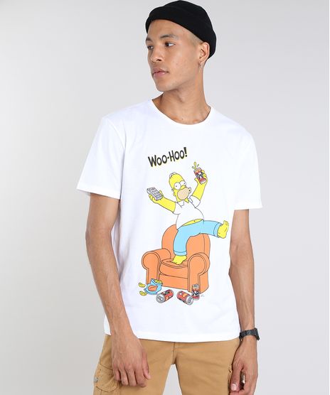 Camiseta-Masculina-Os-Simpsons-Manga-Curta-Gola-Careca-Off-White-9512392-Off_White_1