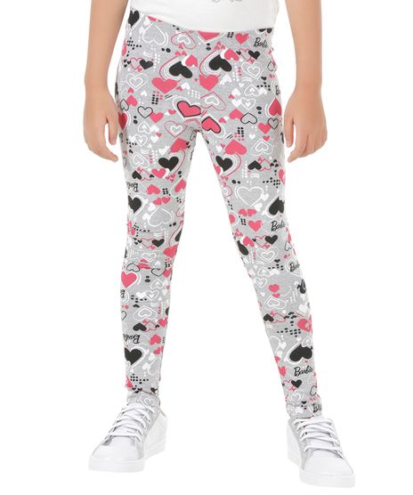 Calca-Legging-Estampada-Barbie-Cinza-Mescla-8548733-Cinza_Mescla_1