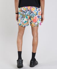 Short-Masculino-Os-Simpsons-Estampado-com-Bolso-Cinza-9610017-Cinza_4