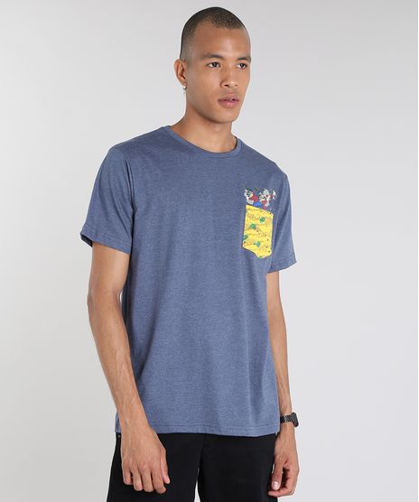 Camiseta-Masculina-Irmaos-Metralha-com-Bolso-Manga-Curta-Gola-Careca-Azul-Marinho-9627520-Azul_Marinho_1