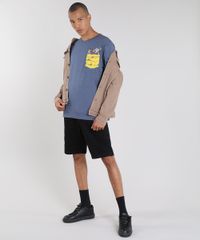 Camiseta-Masculina-Irmaos-Metralha-com-Bolso-Manga-Curta-Gola-Careca-Azul-Marinho-9627520-Azul_Marinho_3