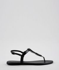 Rasteira-Feminina-com-Tiras-e-Aviamento-Preto-9627277-Preto_1