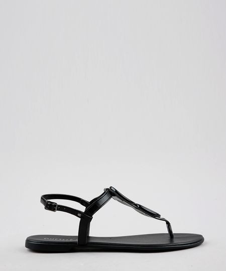 Rasteira-Feminina-com-Tiras-e-Aviamento-Preto-9627277-Preto_1