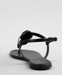 Rasteira-Feminina-com-Tiras-e-Aviamento-Preto-9627277-Preto_3
