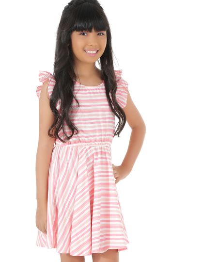Vestido-Listrado-Coral-8439085-Coral_1 Vestido-Listrado-Coral-8439085-Coral_1