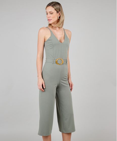 Macacao-Feminino-Pantacourt-com-Cinto-Alca-Fina-Verde-Militar-9612393-Verde_Militar_1