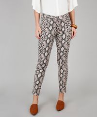 Calca-de-Sarja-Feminina-Super-Skinny-Estampada-Animal-Print-Bege-9594597-Bege_1