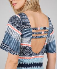 Vestido-Feminino-Curto-Estampado-de-Arabescos-com-Tiras-Manga-Curta-Off-White-9540268-Off_White_4
