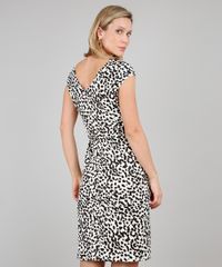 Vestido-Feminino-Curto-Estampado-Animal-Print-com-Faixa-para-Amarrar-Sem-Manga-Bege-Claro-9633489-Bege_Claro_2