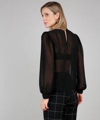 Blusa-Feminina-com-Transparencia-Manga-Longa-Preta-9603219-Preto_2