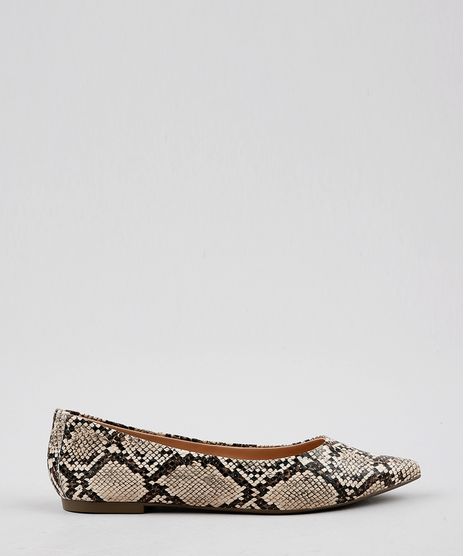 Sapatilha-Feminina-Bico-Fino-Via-Uno-Estampado-Animal-Print-Croco--Bege-9643504-Bege_1