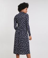 Vestido-Feminino-Mindset-Midi-Estampado-de-Poa-Manga-Longa-Gola-Alta-Preto-9683308-Preto_2