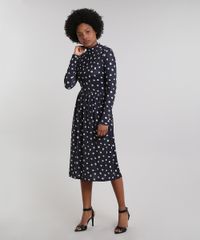 Vestido-Feminino-Mindset-Midi-Estampado-de-Poa-Manga-Longa-Gola-Alta-Preto-9683308-Preto_3