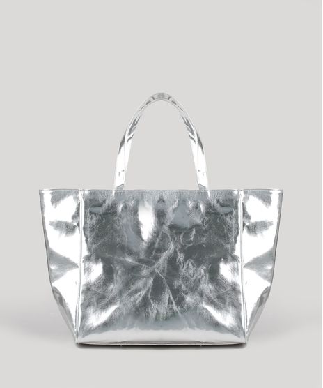 Bolsa-Feminina-Mindset-Shopper-Grande-Metalizada-Prateada-9677118-Prateada_1