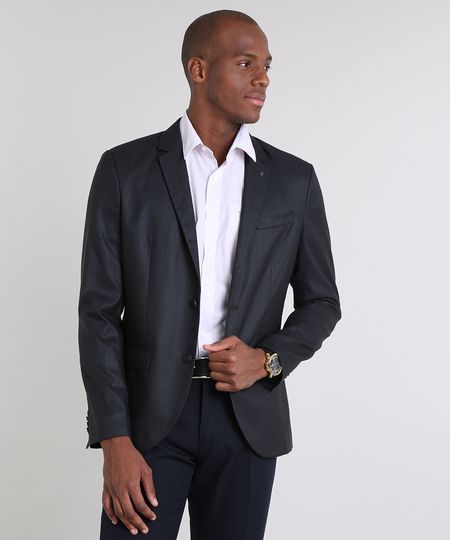 Blazer-Masculino-com-Dois-Botoes-Gola-Tailleur-Preto-9411773-Preto_1