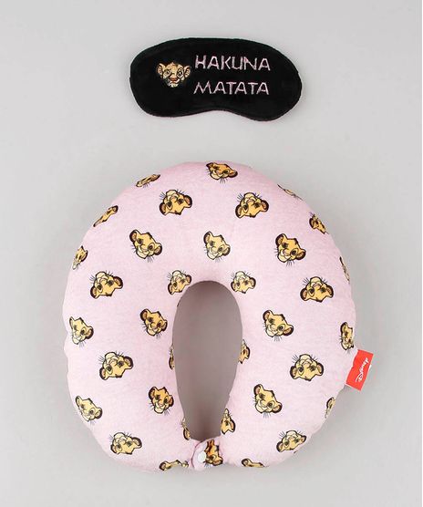 Kit-de-Apoio-de-Pescoco-Rei-Leao-Simba-Estampado---Tapa-Olho--Hakuna-Matata--Rose-9642324-Rose_1