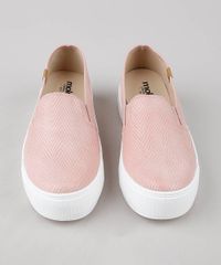 Tenis-Slip-On-Feminino-Moleca-Flatform-Texturizado-Rose-9667515-Rose_4