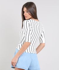 Blusa-Feminina-Cropped-Listrada-com-Amarracao-Manga-7-8-Off-White-9608854-Off_White_2