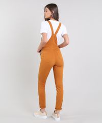 Macacao-Feminino-Canelado-com-Bolsos-Mostarda-9594631-Mostarda_2
