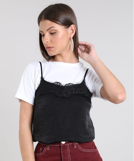 Regata-Feminina-Slip-Top-Acetinada-com-Renda-Decote-Redondo-Preta-9557770-Preto_1