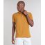 Polo-Masculina-Basica-em-Piquet-com-Bolso-Manga-Curta-Caramelo-9604206-Caramelo_1