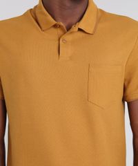 Polo-Masculina-Basica-em-Piquet-com-Bolso-Manga-Curta-Caramelo-9604206-Caramelo_4 Polo-Masculina-Basica-em-Piquet-com-Bolso-Manga-Curta-Caramelo-9604206-Caramelo_4