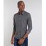 Camisa-Masculina-Slim-Estampada-Mini-Print-Manga-Longa-Chumbo-9436435-Chumbo_1