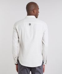 Camisa-Masculina-Slim-com-Bolso-Manga-Longa-Kaki-9523397-Kaki_2