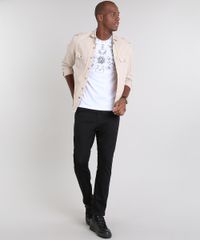 Camiseta-Masculina-Slim-Fit-com-Estampa-de-Arabesco-Manga-Curta-Gola-Careca-Branca-9603247-Branco_3