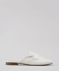 Mule-Feminino-Via-Uno-Bico-Redondo-Texturizado-Kaki-Claro-9643505-Kaki_Claro_1