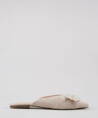 Mule-Feminino-Via-Uno-Bico-Fino-com-Laco-Bege-9643506-Bege_1