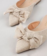 Mule-Feminino-Via-Uno-Bico-Fino-com-Laco-Bege-9643506-Bege_2