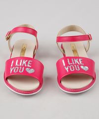 Sandalia-Infantil-Molekinha--I-Like-You--com-Paetes-Rosa-Escuro-9668065-Rosa_Escuro_4