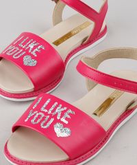 Sandalia-Infantil-Molekinha--I-Like-You--com-Paetes-Rosa-Escuro-9668065-Rosa_Escuro_6