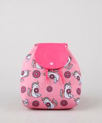 Mochila-Infantil-Estampada-de-Unicornio-com-Donut-Rosa-9639172-Rosa_1