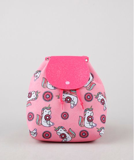 Mochila-Infantil-Estampada-de-Unicornio-com-Donut-Rosa-9639172-Rosa_1