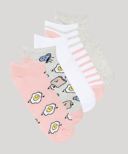 Kit-de-5-Meias-Femininas-Cano-Baixo-Estampadas-Cafe-da-Manha-Multicor-9650741-Multicor_1 Kit-de-5-Meias-Femininas-Cano-Baixo-Estampadas-Cafe-da-Manha-Multicor-9650741-Multicor_1