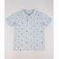 Polo-Infantil-Estampada-Mini-Print-de-Raios-em-Piquet-Manga-Curta-Cinza-Mescla-9570493-Cinza_Mescla_1