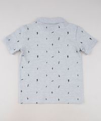 Polo-Infantil-Estampada-Mini-Print-de-Raios-em-Piquet-Manga-Curta-Cinza-Mescla-9570493-Cinza_Mescla_2