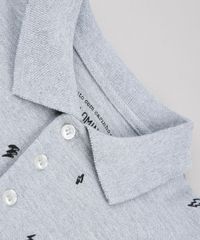 Polo-Infantil-Estampada-Mini-Print-de-Raios-em-Piquet-Manga-Curta-Cinza-Mescla-9570493-Cinza_Mescla_3