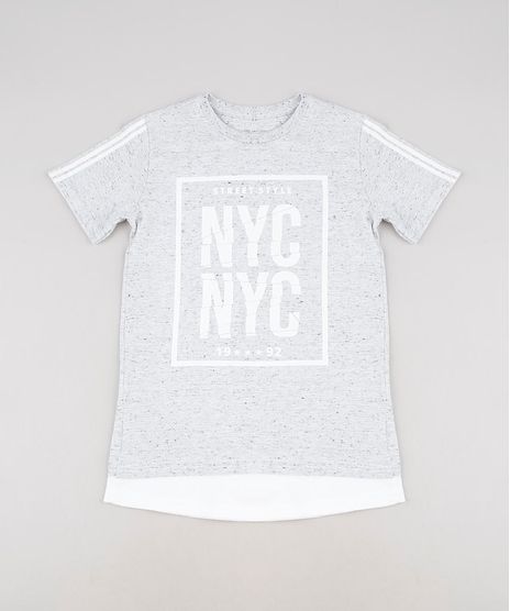Camiseta-Infantil--NYC--com-Sobreposicao-Manga-Curta-Cinza-Mescla-Claro-9625472-Cinza_Mescla_Claro_1