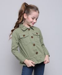 Jaqueta-de-Sarja-Infantil-com-Babado-e-Botoes-Verde-Militar-9615012-Verde_Militar_1